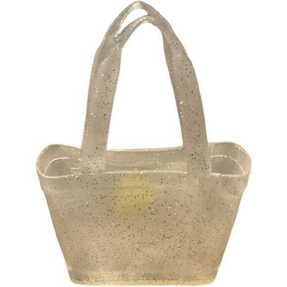 Barbie Doll Clear Sparkle Pineapple Hand Bag Tote Purse Accessories - Picture 2 of 3